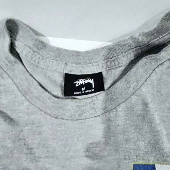 Stussy Worldwide Medium Men T-Shirt - Picture 3 of 3